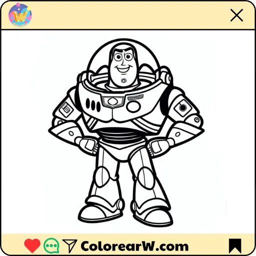 Buzz Lightyear Para Colorear P Ginas Gratis Para Ni Os