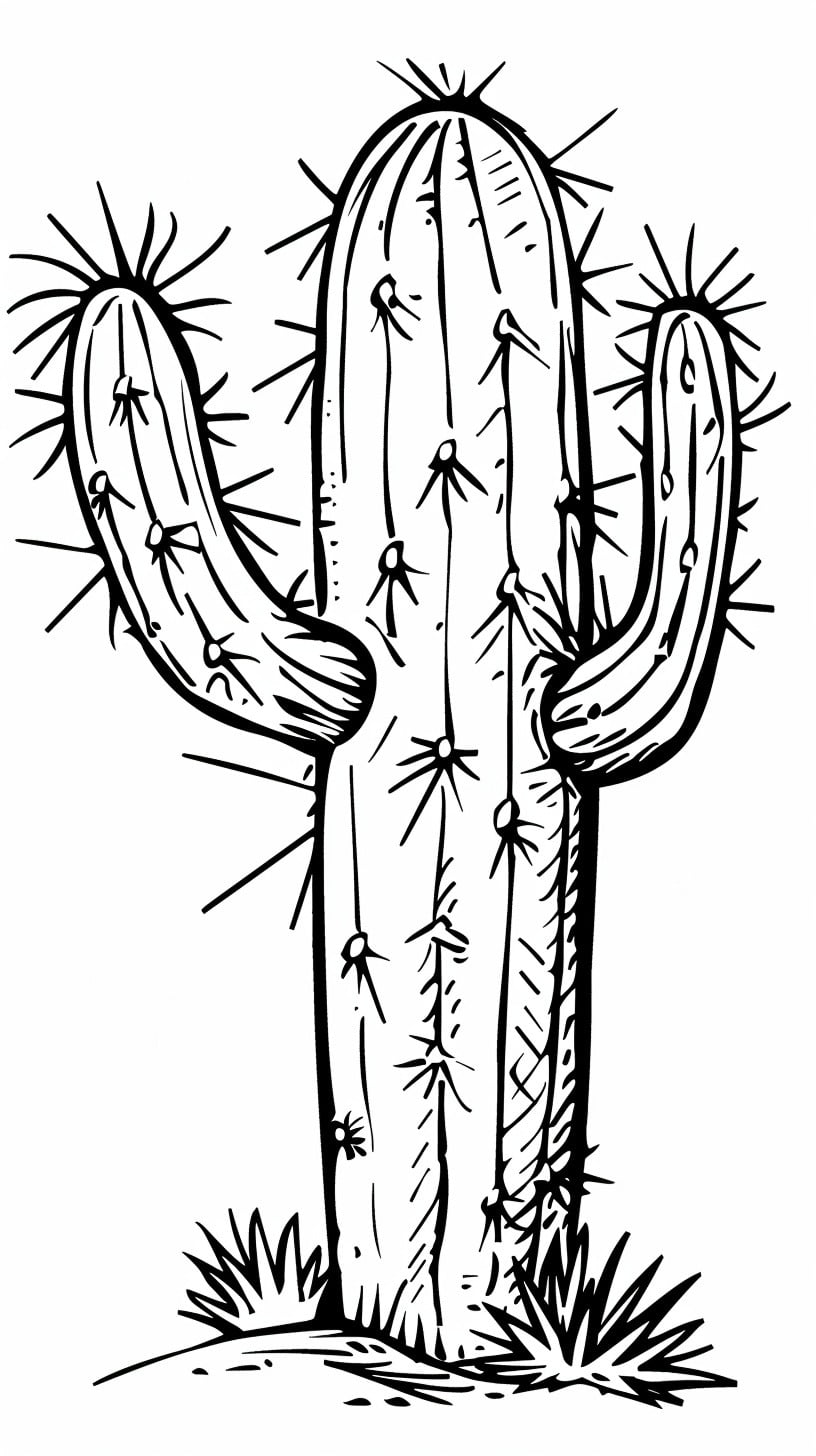 243 Cactus Da Colorare Scarica E Stampa Gratuitamente