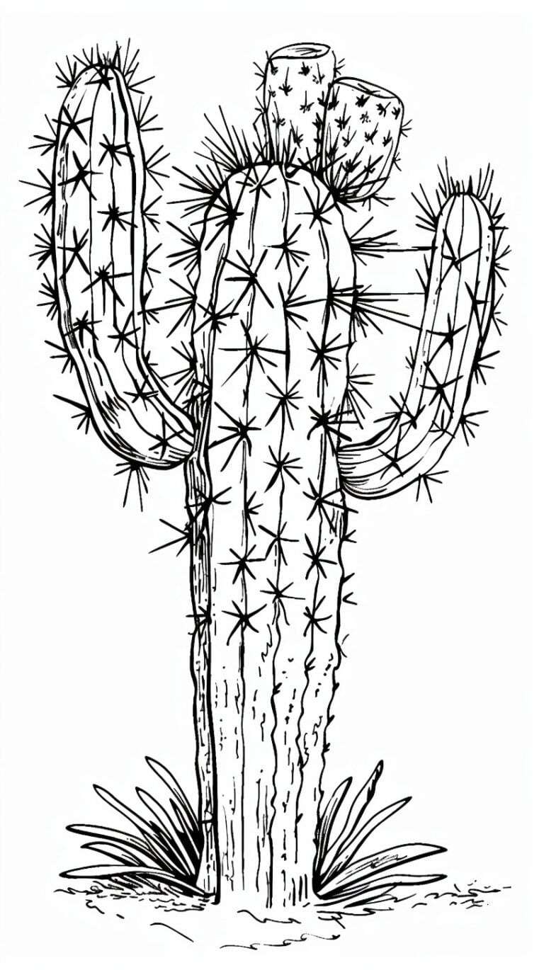 243 Cactus Da Colorare Scarica E Stampa Gratuitamente