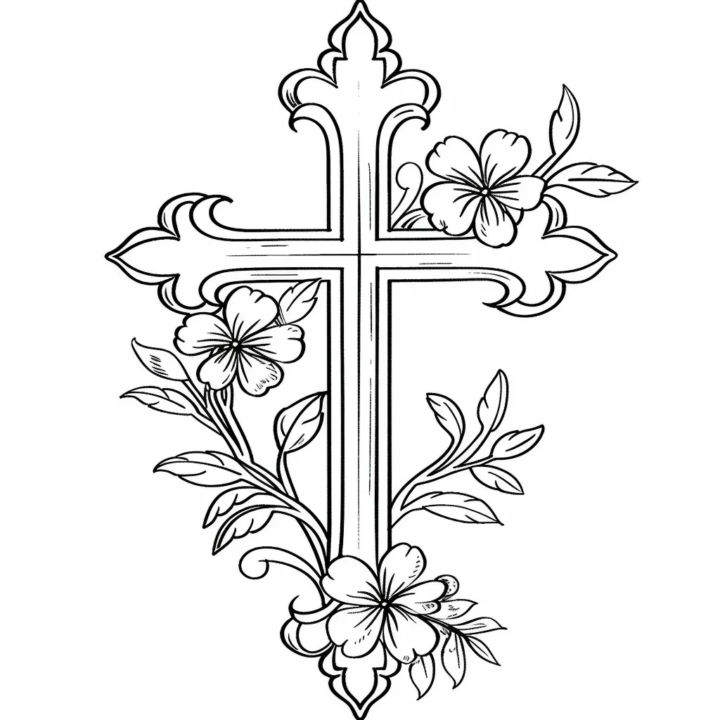 Cruz 7 Cruz con flores 2