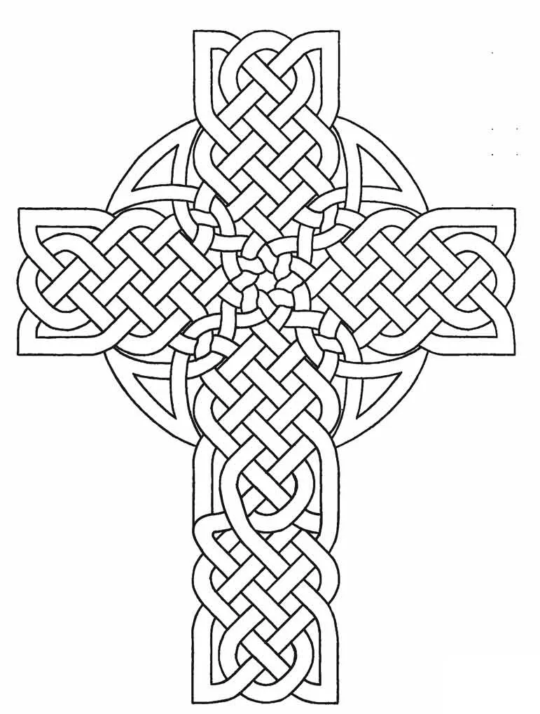 Cruz 13 Cruz para colorear 1
