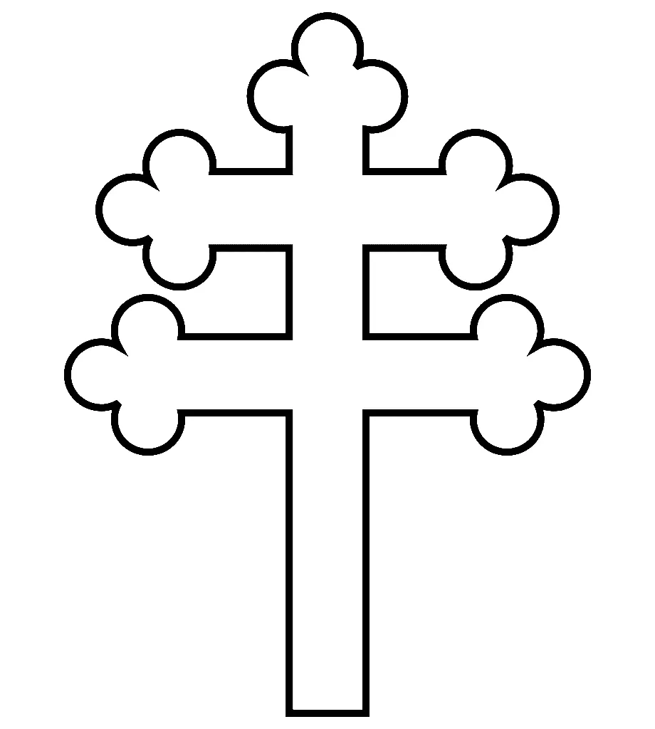 Cruz 22 Cruz para colorear 10