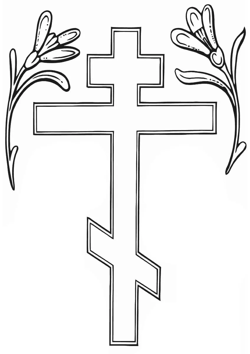 Cruz 119 Cruz para colorear 107