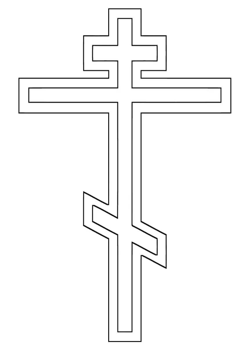 Cruz 120 Cruz para colorear 108