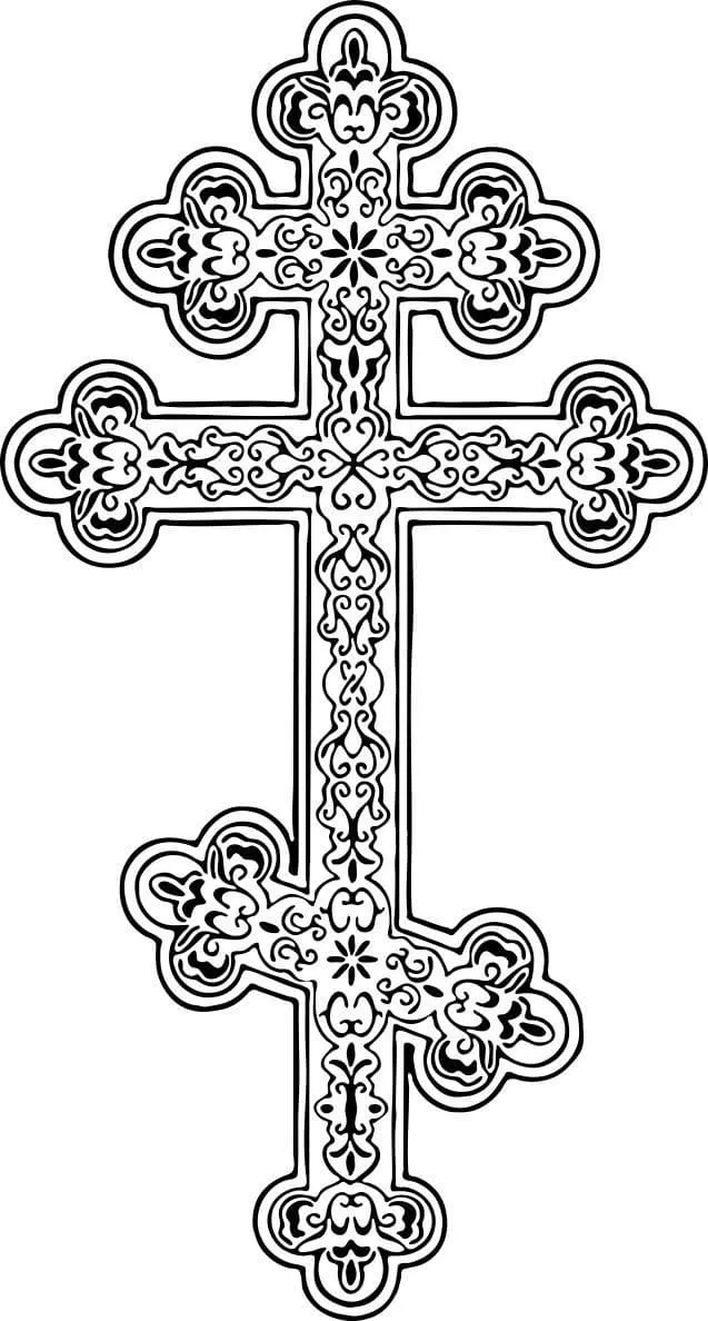 Cruz 33 Cruz para colorear 21