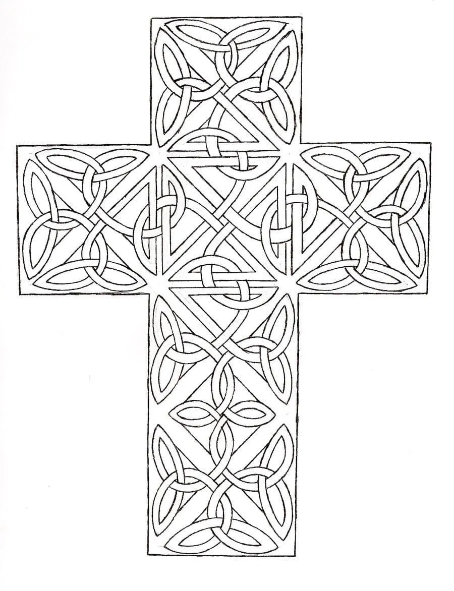 Cruz 35 Cruz para colorear 23
