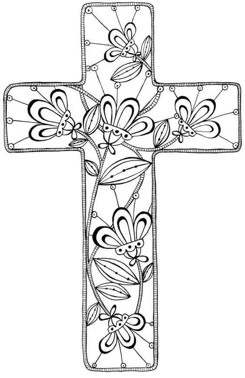 Cruz 37 Cruz para colorear 25
