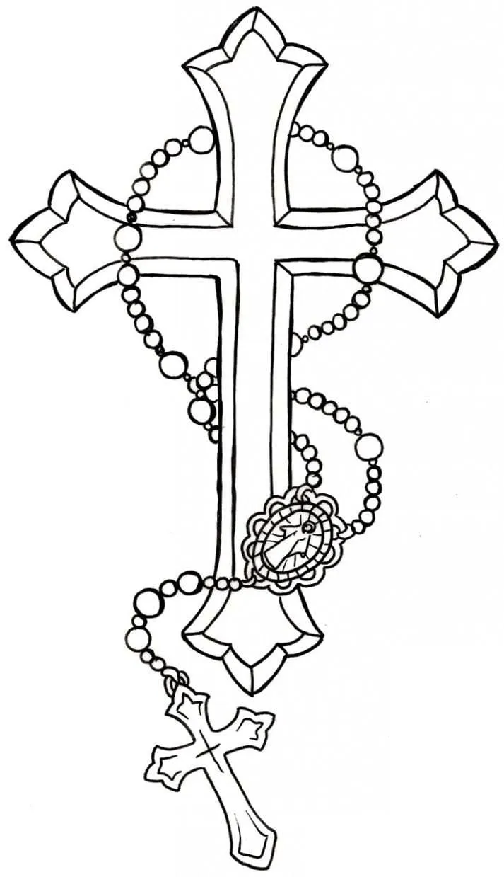 Cruz 38 Cruz para colorear 26