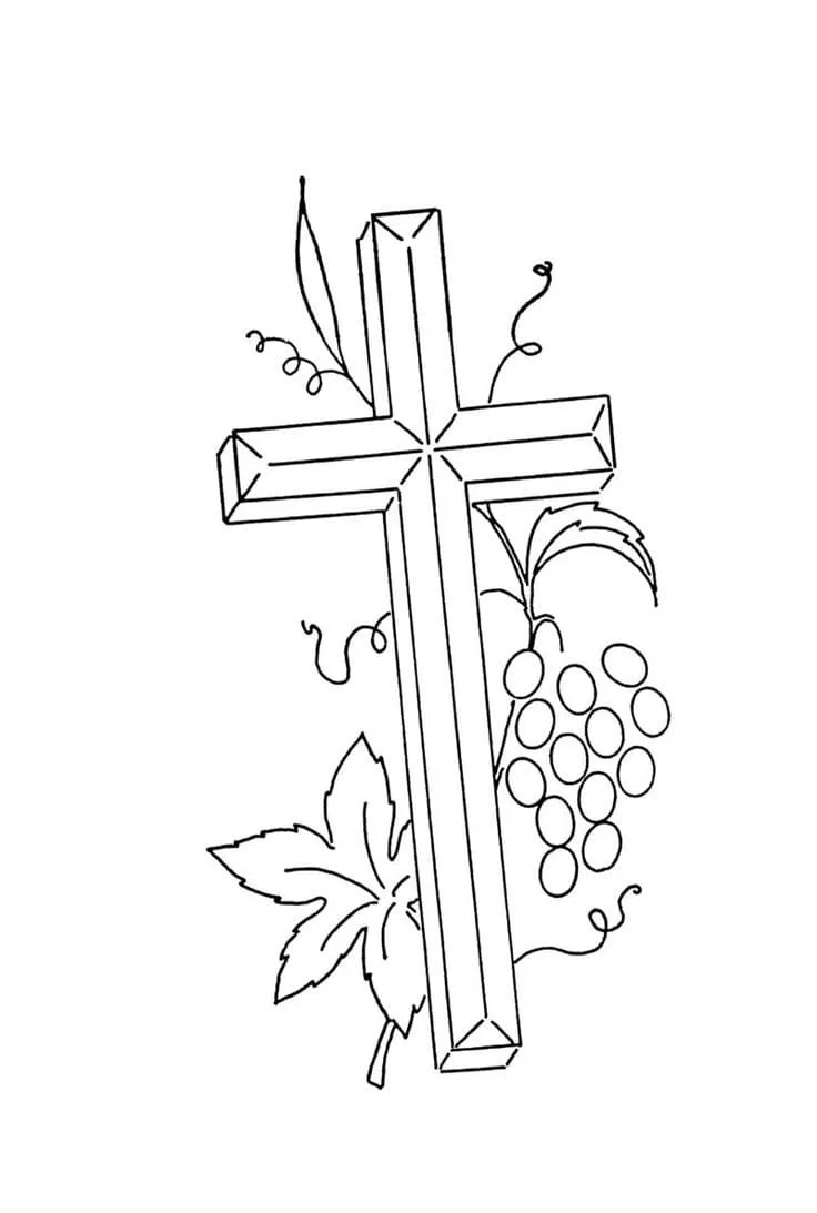 Cruz 40 Cruz para colorear 28