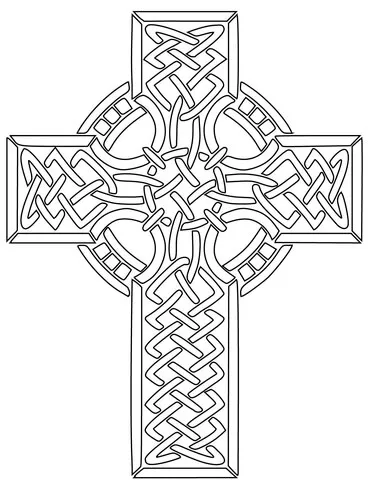 Cruz 15 Cruz para colorear 3