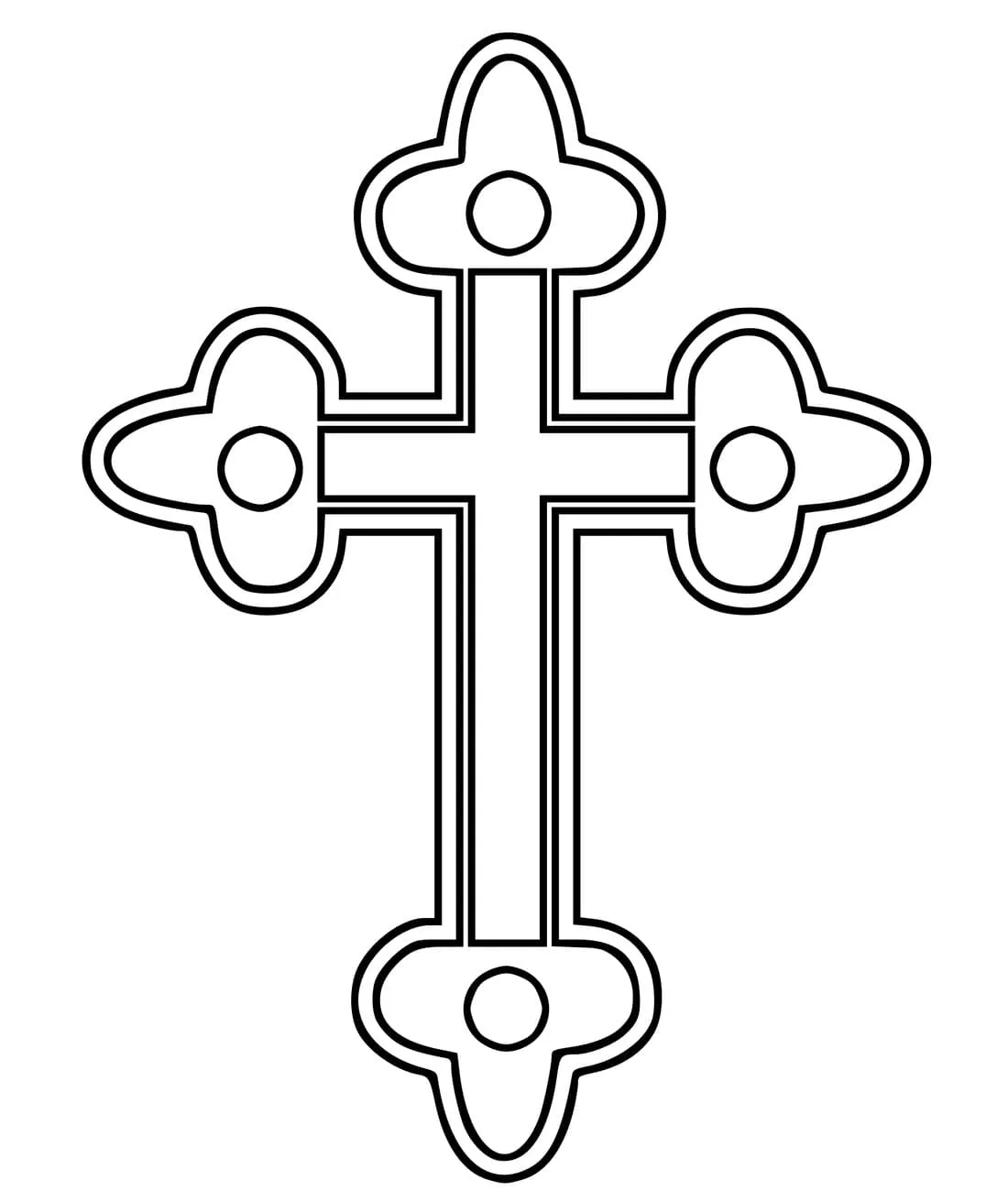 Cruz 47 Cruz para colorear 35