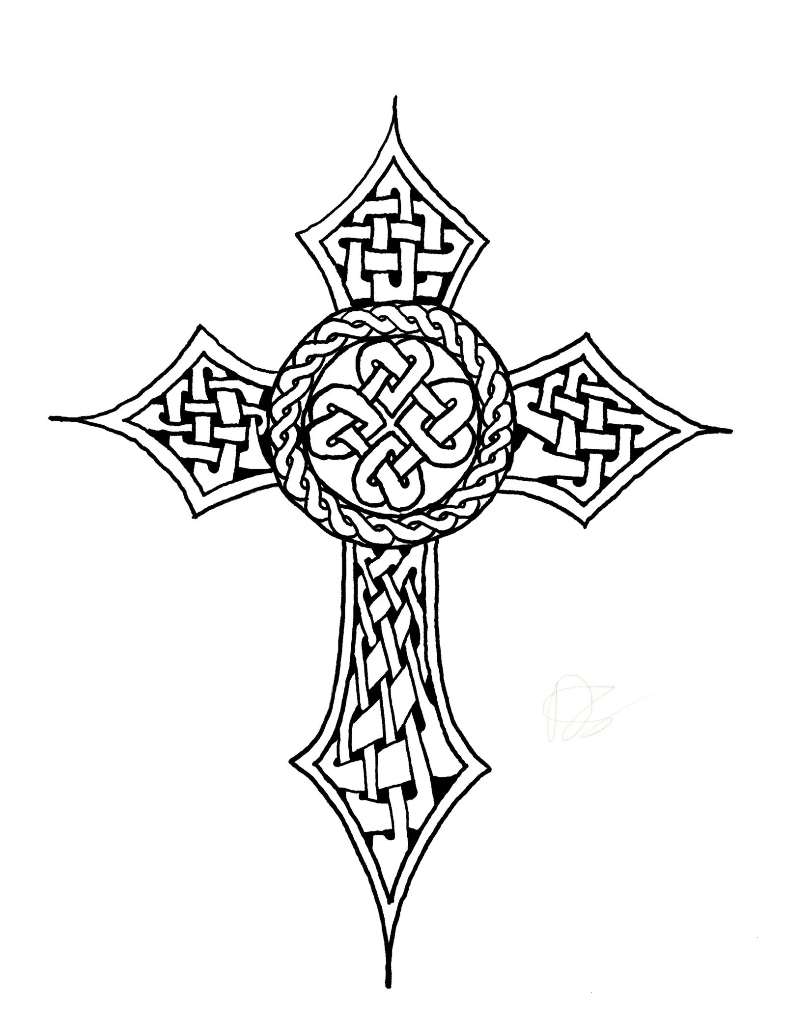 Cruz 16 Cruz para colorear 4