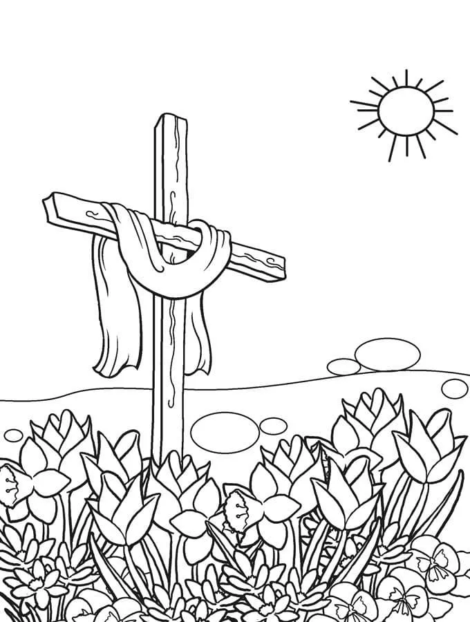 Cruz 52 Cruz para colorear 40