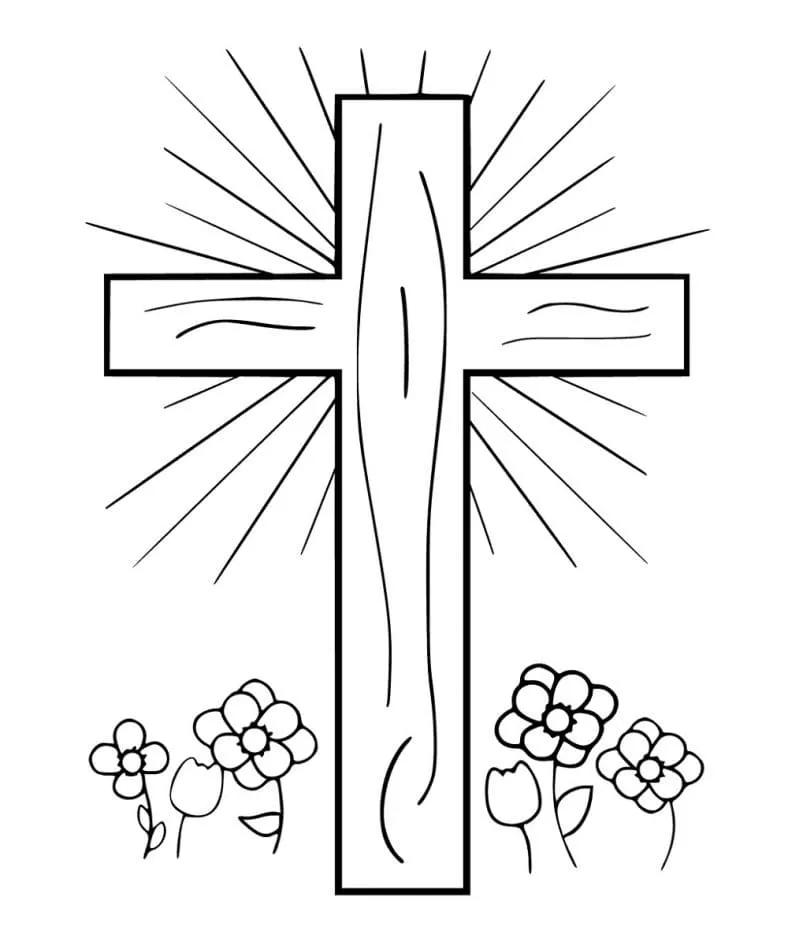 Cruz 53 Cruz para colorear 41