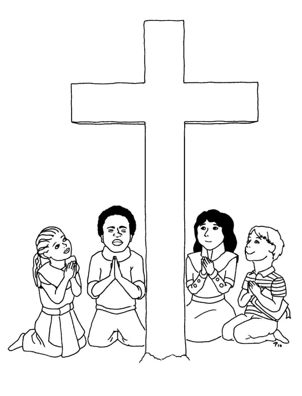 Cruz 56 Cruz para colorear 44