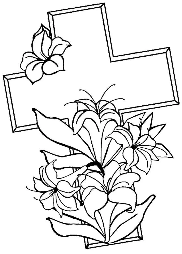 Cruz 59 Cruz para colorear 47