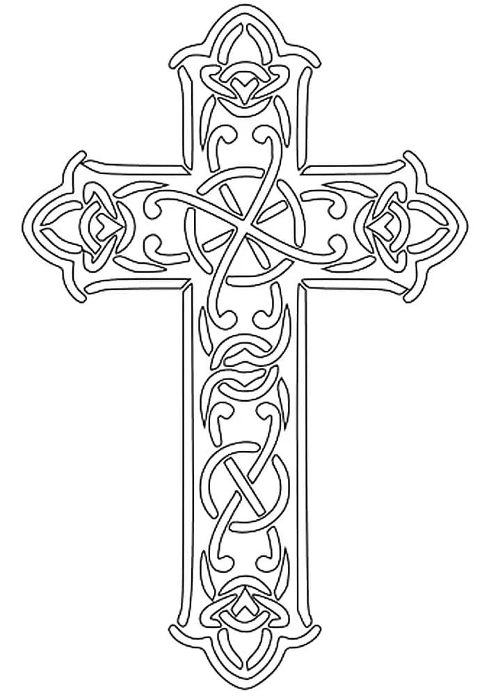 Cruz 61 Cruz para colorear 49
