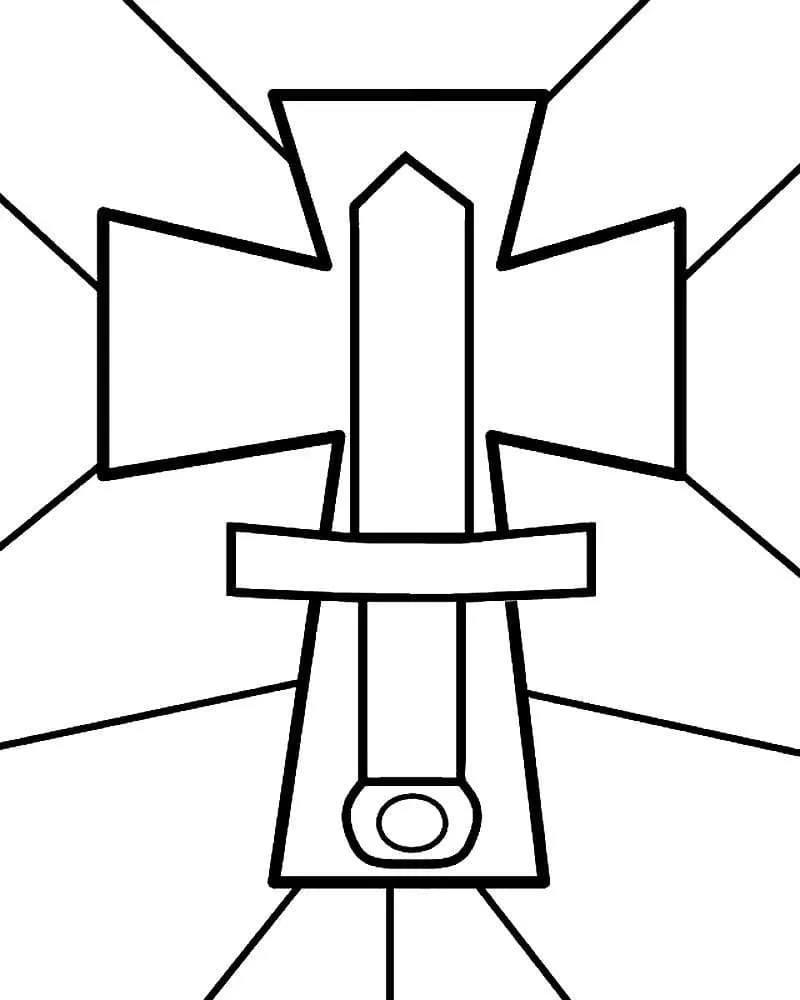 Cruz 70 Cruz para colorear 58
