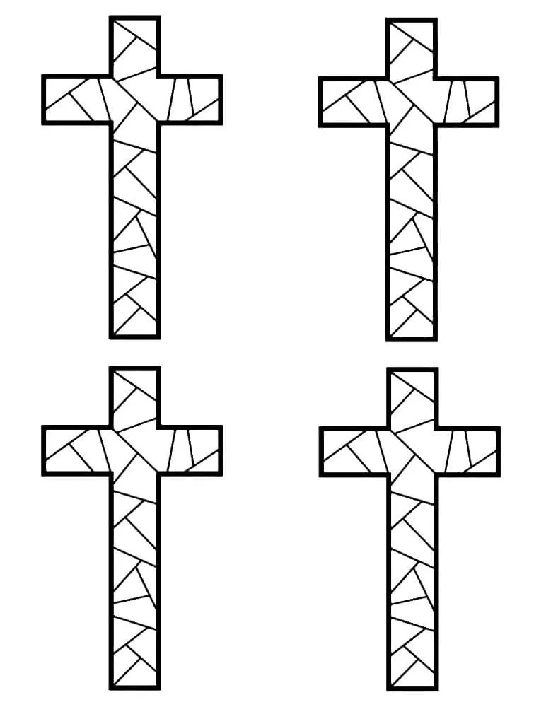 Cruz 73 Cruz para colorear 61