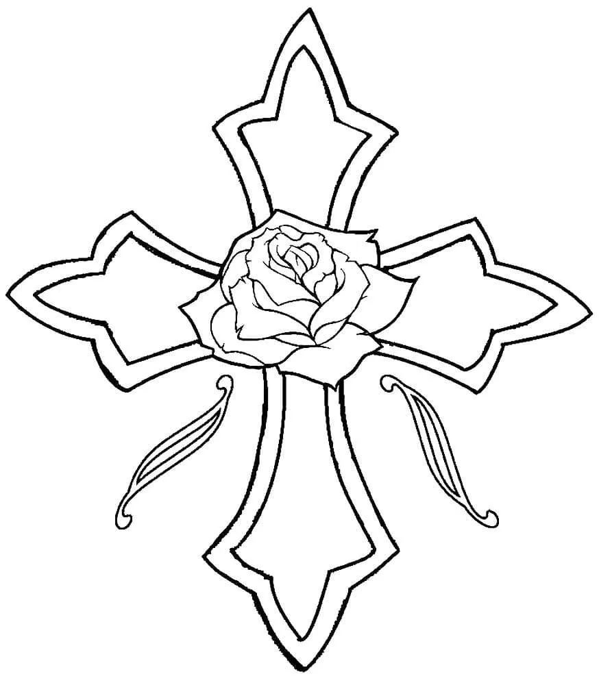 Cruz 74 Cruz para colorear 62