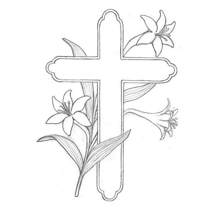 Cruz 83 Cruz para colorear 71