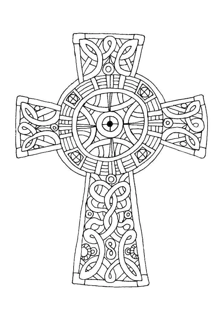 Cruz 90 Cruz para colorear 78