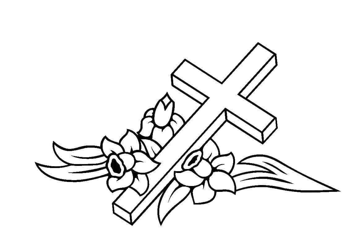 Cruz 92 Cruz para colorear 80