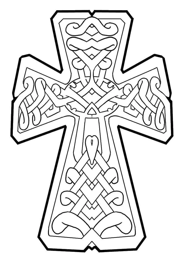 Cruz 93 Cruz para colorear 81