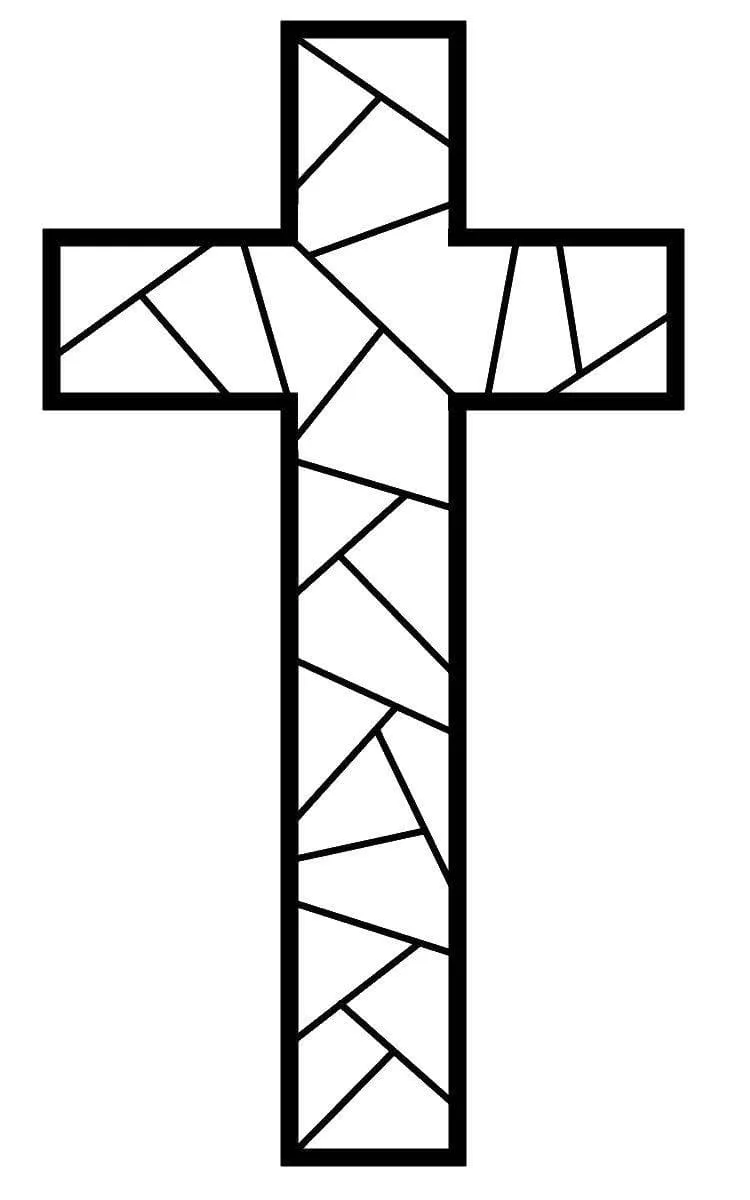 Cruz 94 Cruz para colorear 82