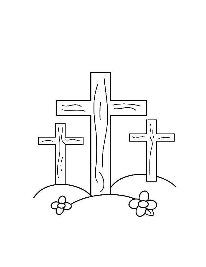 Cruz 95 Cruz para colorear 83