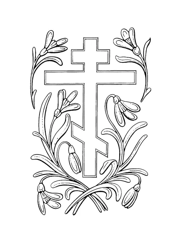 Cruz 111 Cruz para colorear 99