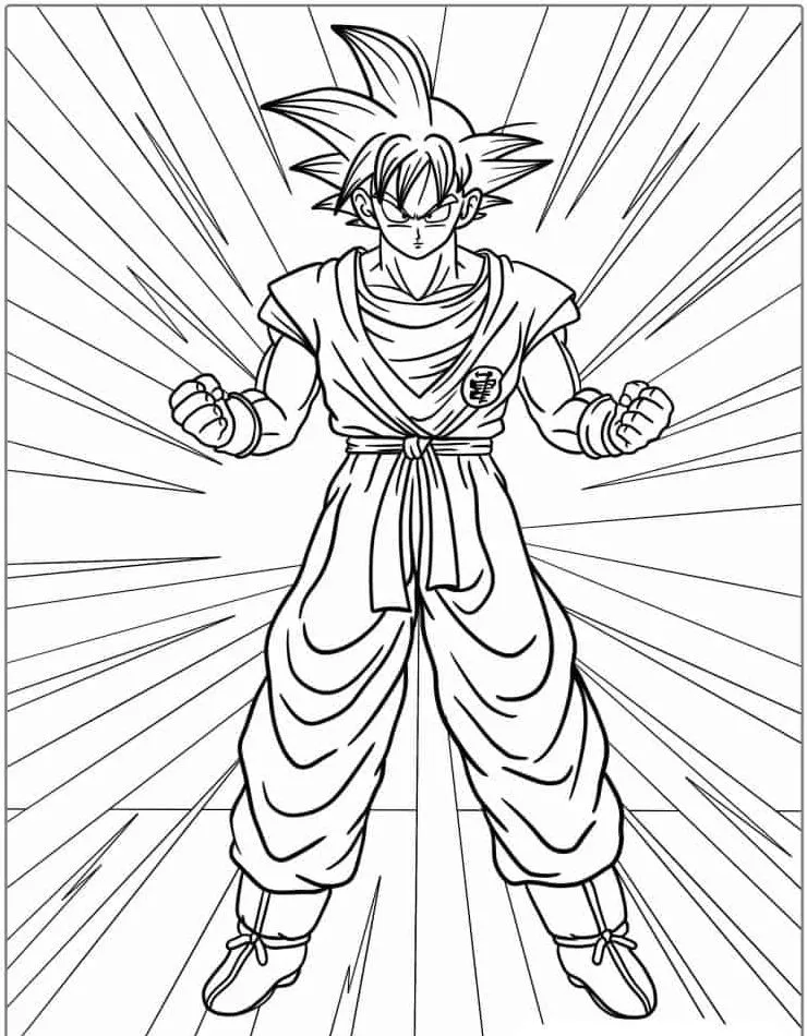 57 Dragon Ball Z Para Colorear - Personajes Para Imprimir
