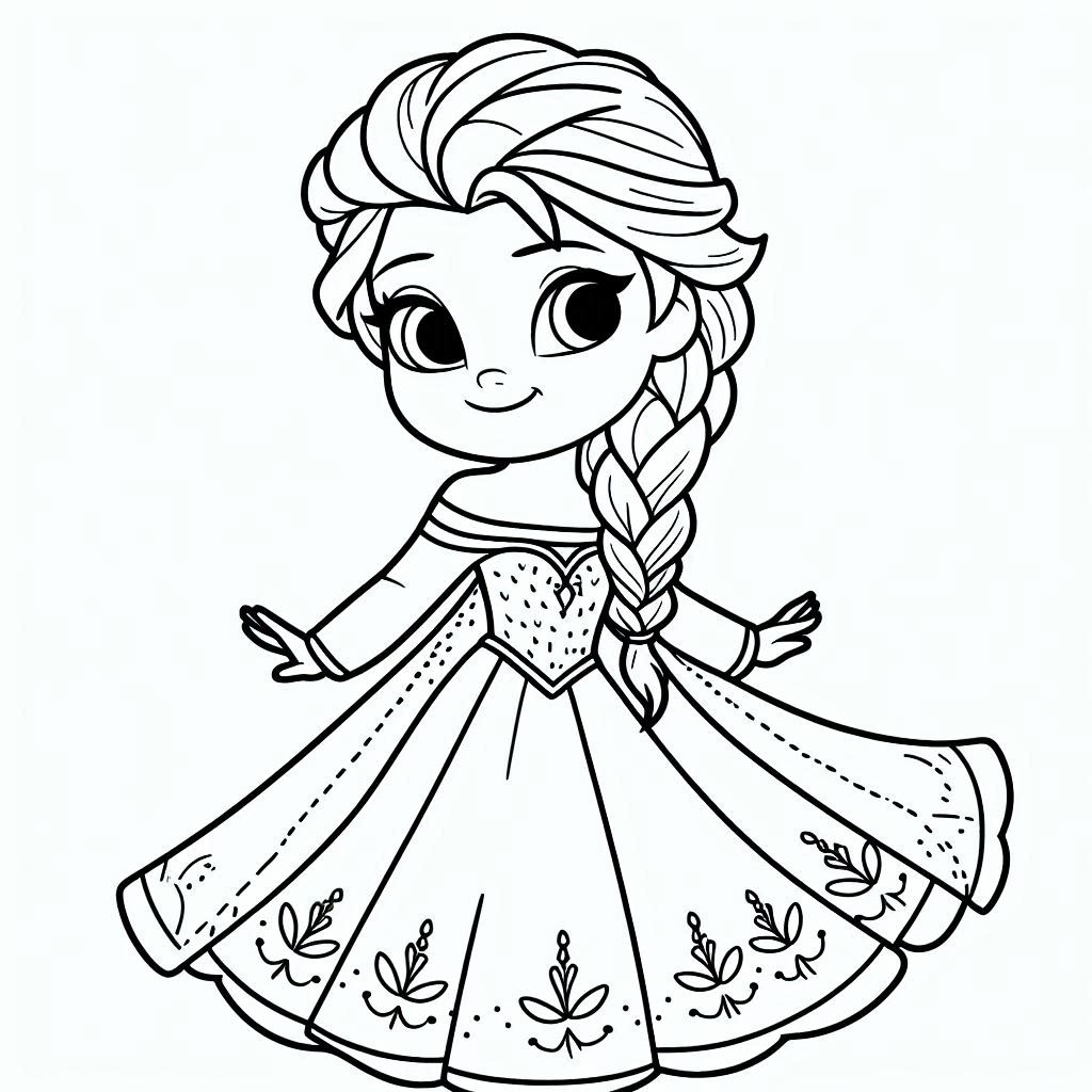 47 Frozen Para Colorear: Plantillas Gratis En ColorearW.com