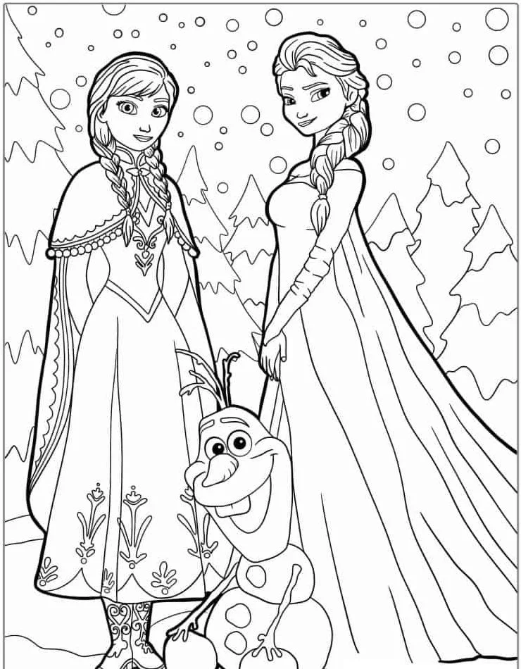 Frozen 32 Frozen Zum Ausmalbilder 14