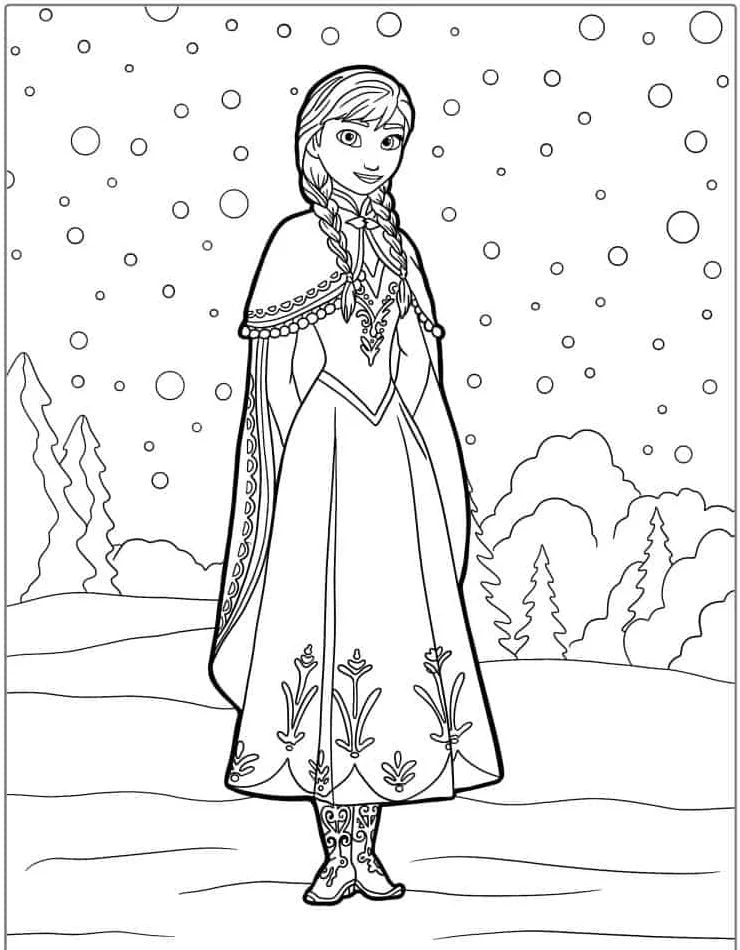 Frozen 21 Frozen Zum Ausmalbilder 3