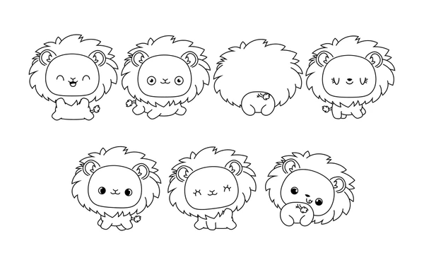 León 21 León para colorear 10