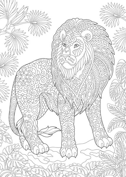 León 25 León para colorear 14