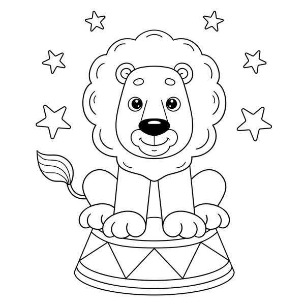 León 28 León para colorear 17