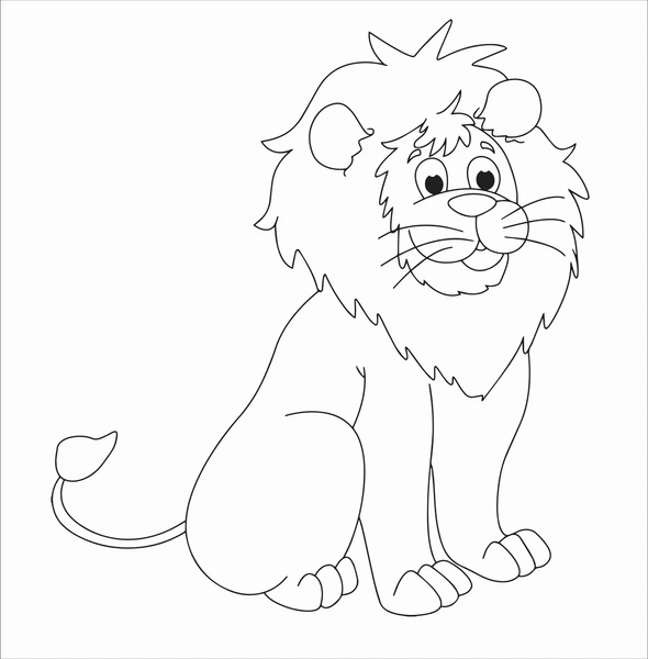 León 34 León para colorear 24