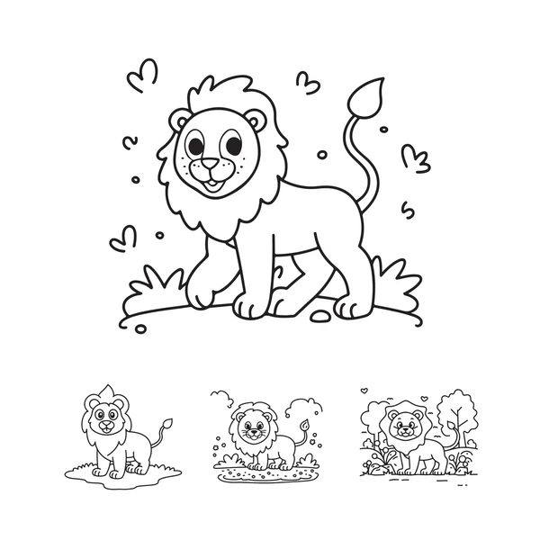 León 35 León para colorear 25