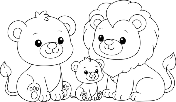 León 37 León para colorear 27
