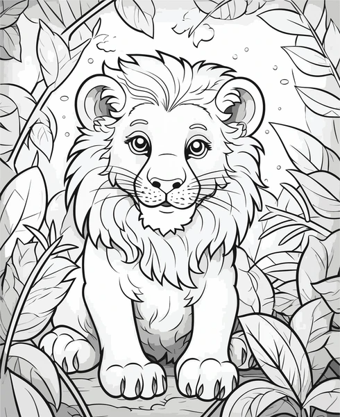 León 39 León para colorear 29