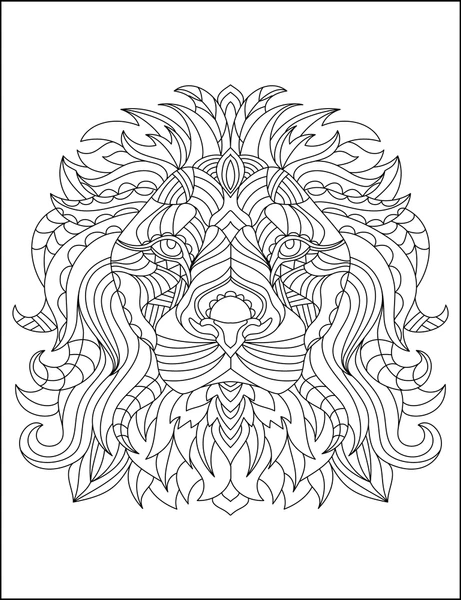 León 14 León para colorear 3