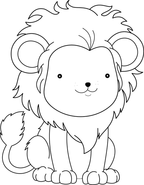 León 41 León para colorear 31