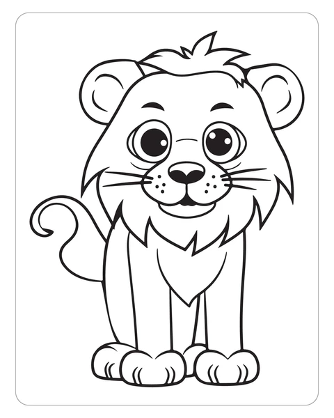 León 42 León para colorear 32