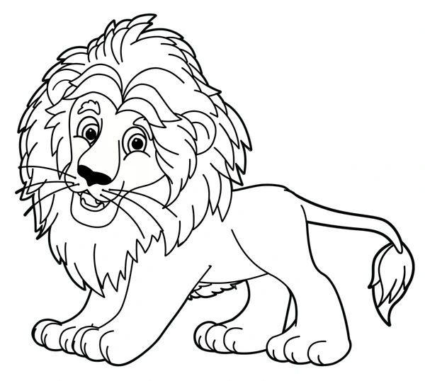 León 17 León para colorear 6
