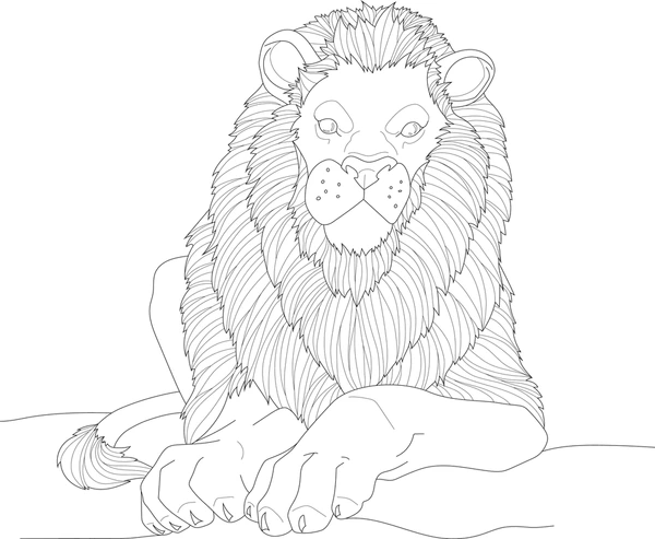 León 19 León para colorear 8