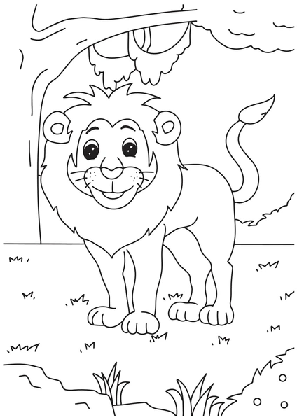 León 20 León para colorear 9
