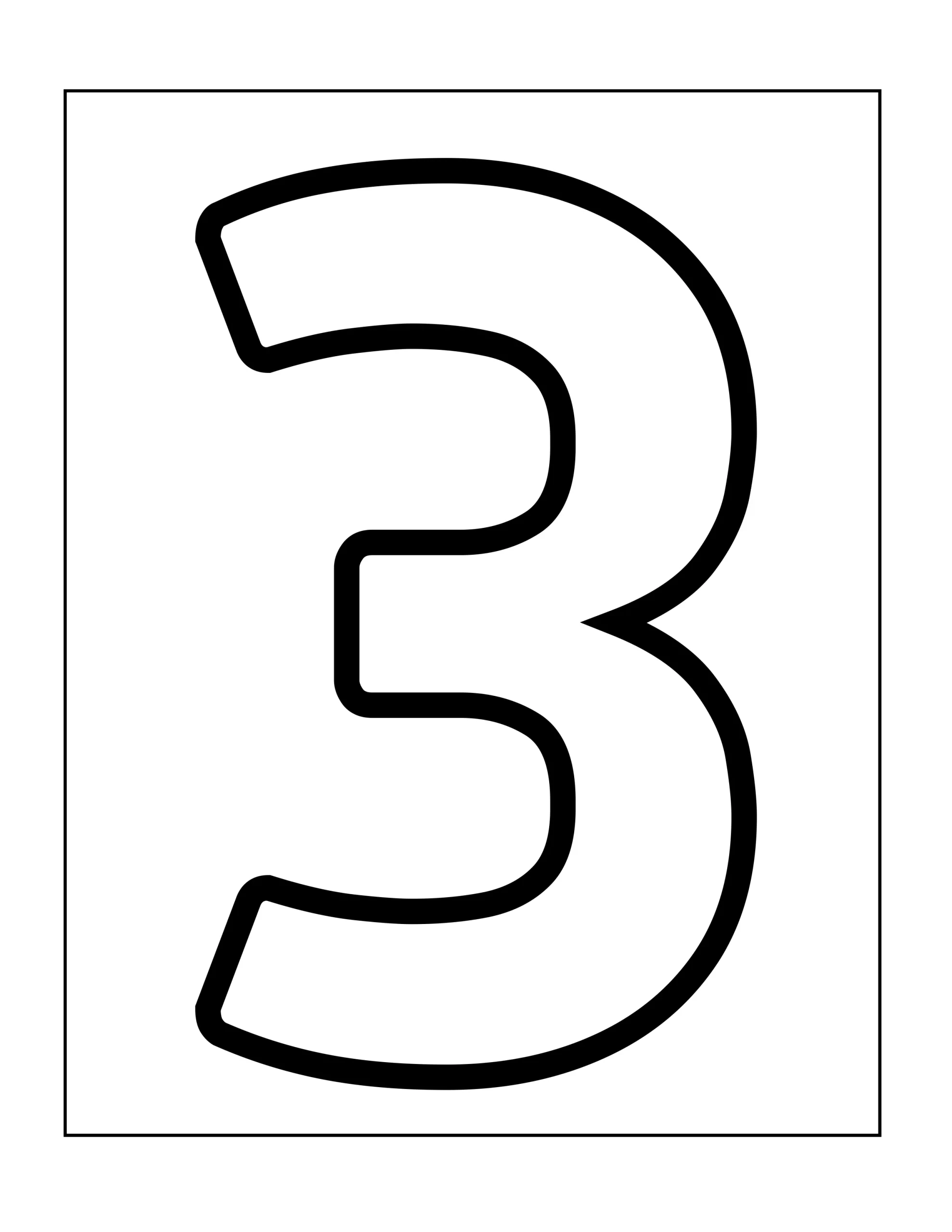 Numero para Colorear 13