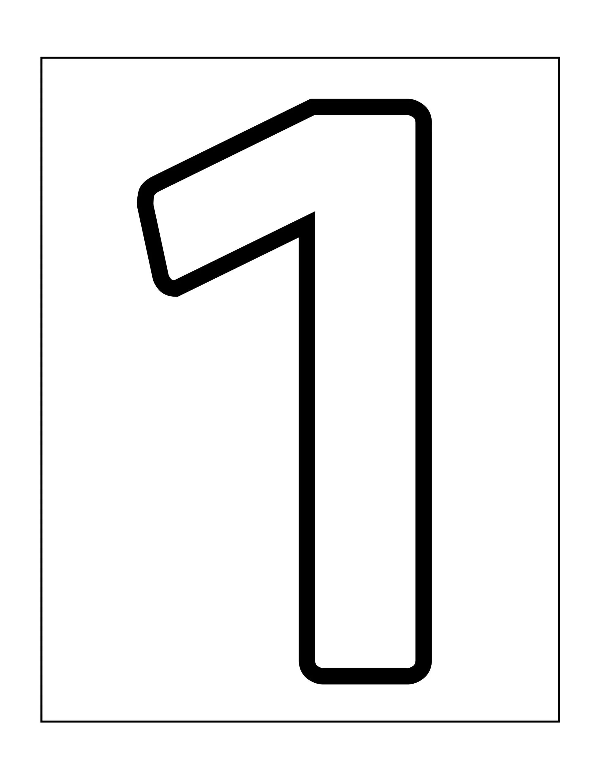 Numero para Colorear 9